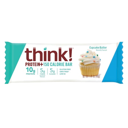 Thinkthin thinkThin Cupcake Batter Protein Bar 1.41 oz. Bar, PK120 1095970